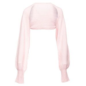PRIX LIMITED YUNA CASHMERE SHRUG KIRBY PINK OS